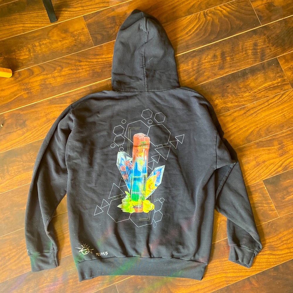 Kozmic kind unique OOAK artist hoodie